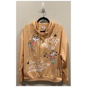 LOONEY TUNES Peach Call Me Lola Bunny Graphic Hoodie